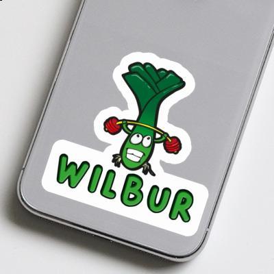 Gewichtheber Aufkleber Wilbur Laptop Gewichtheber Aufkleber Wilbur Laptop Image