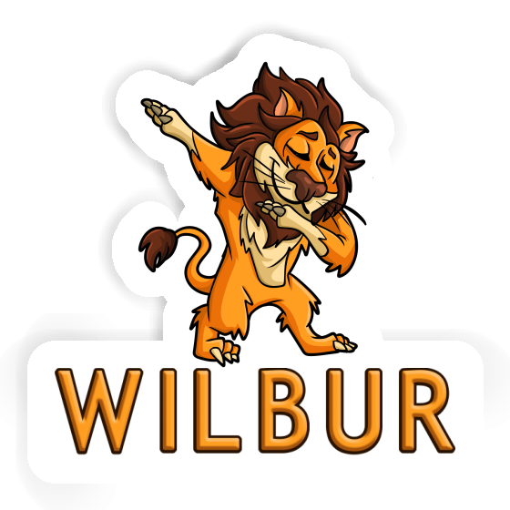 Sticker Wilbur Dabbing Lion Gift package Image