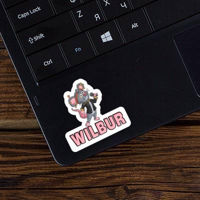 Wilbur Sticker Singer Laptop Wilbur Sticker Singer Laptop Image