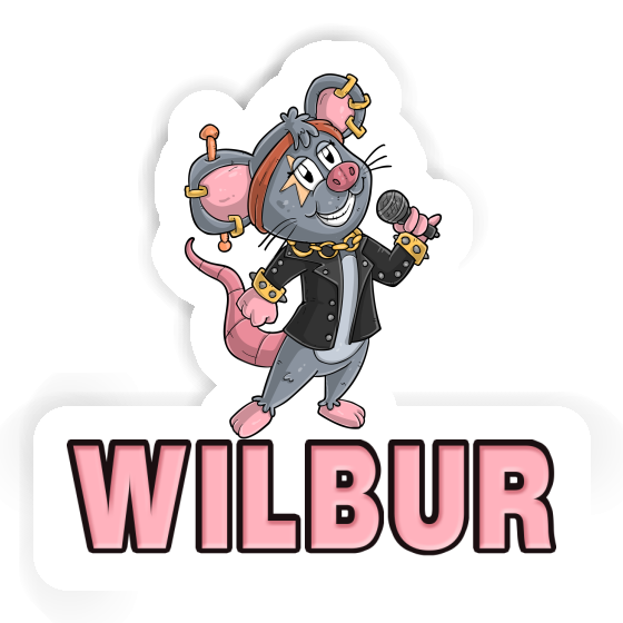 Wilbur Sticker Singer Wilbur Sticker Singer Image