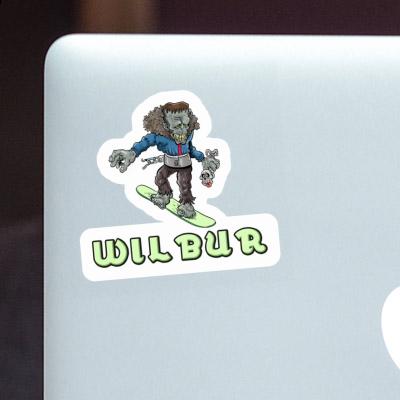 Autocollant Wilbur Snowboardeur Gift package Image