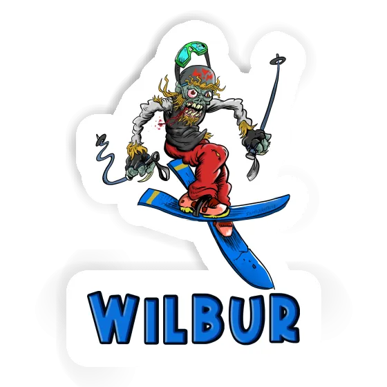 Aufkleber Skifahrer Wilbur Notebook Aufkleber Skifahrer Wilbur Gift package Image