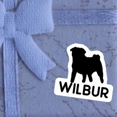 Sticker Wilbur Mops Notebook Sticker Wilbur Mops Gift package Image