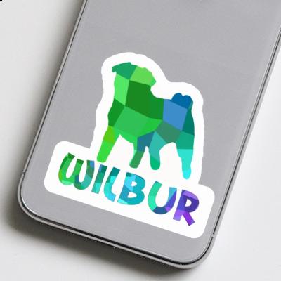 Wilbur Sticker Pug Laptop Wilbur Sticker Pug Laptop Image