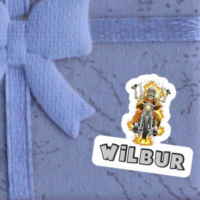 Motorbike Rider Sticker Wilbur Notebook Motorbike Rider Sticker Wilbur Gift package Image