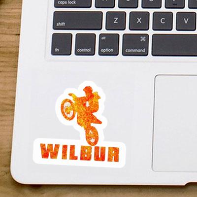 Aufkleber Motocross-Fahrer Wilbur Notebook Aufkleber Motocross-Fahrer Wilbur Gift package Image
