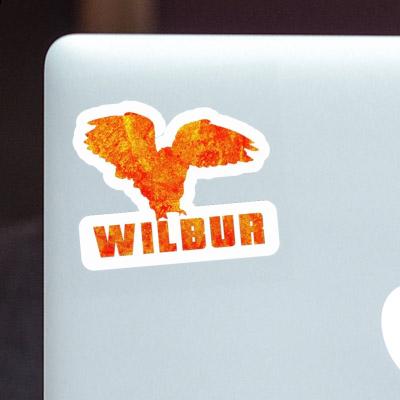Wilbur Sticker Eule Notebook Image
