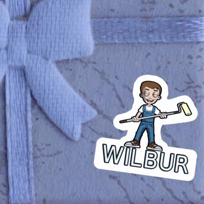 Wilbur Autocollant Peintre Laptop Wilbur Autocollant Peintre Laptop Image