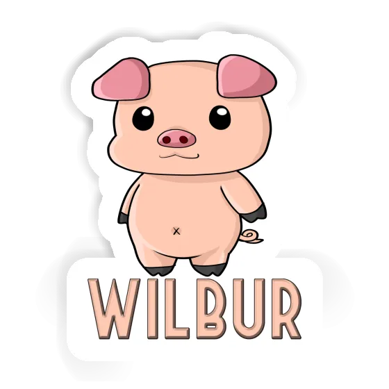 Porcelet Autocollant Wilbur Laptop Porcelet Autocollant Wilbur Laptop Image