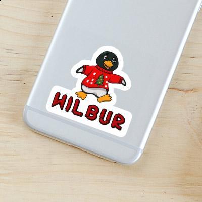 Sticker Wilbur Pinguin Gift package Image