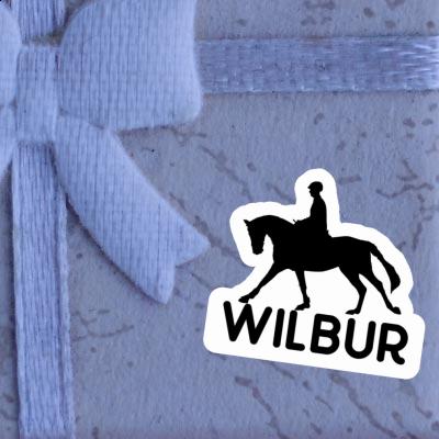 Horse Rider Sticker Wilbur Notebook Image
