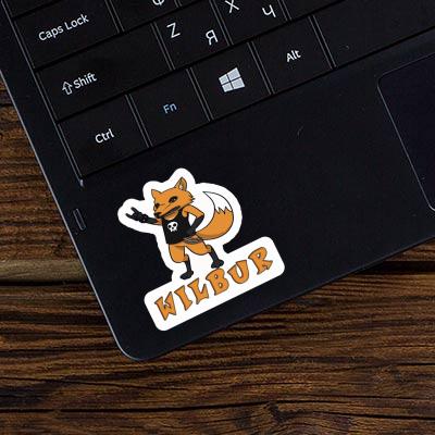 Autocollant Wilbur Renard Laptop Autocollant Wilbur Renard Laptop Image