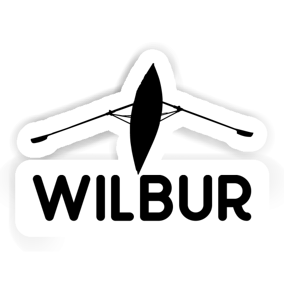 Bateau à rames Autocollant Wilbur Laptop Bateau à rames Autocollant Wilbur Laptop Image