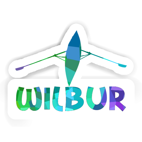 Wilbur Autocollant Bateau à rames Wilbur Autocollant Bateau à rames Image