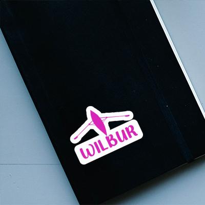 Wilbur Autocollant Bateau à rames Notebook Wilbur Autocollant Bateau à rames Gift package Image