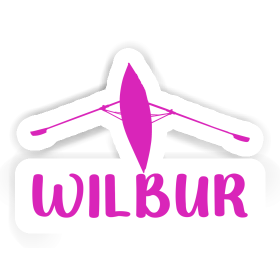 Wilbur Autocollant Bateau à rames Wilbur Autocollant Bateau à rames Image