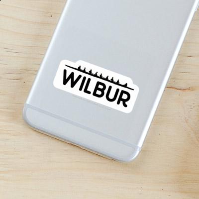Bateau à rames Autocollant Wilbur Notebook Bateau à rames Autocollant Wilbur Gift package Image