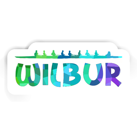 Wilbur Autocollant Bateau à rames Notebook Wilbur Autocollant Bateau à rames Gift package Image