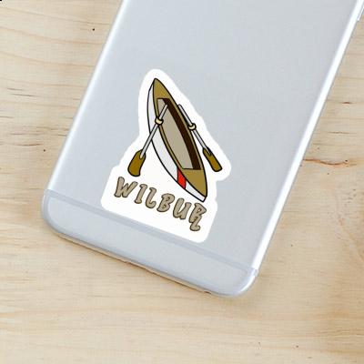 Rowboat Sticker Wilbur Laptop Rowboat Sticker Wilbur Laptop Image