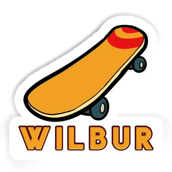 Skateboard Sticker Wilbur Skateboard Sticker Wilbur Image