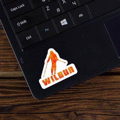 Skier Sticker Wilbur Notebook Skier Sticker Wilbur Gift package Image