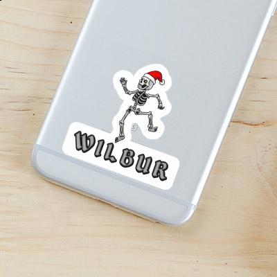 Wilbur Sticker Weihnachts-Skelett Wilbur Sticker Weihnachts-Skelett Image