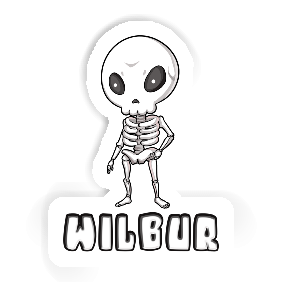 Wilbur Sticker Skeleton Gift package Image