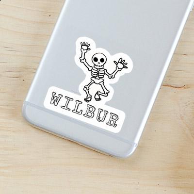 Autocollant Wilbur Squelette Notebook Autocollant Wilbur Squelette Gift package Image
