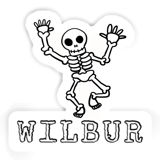 Autocollant Wilbur Squelette Autocollant Wilbur Squelette Image