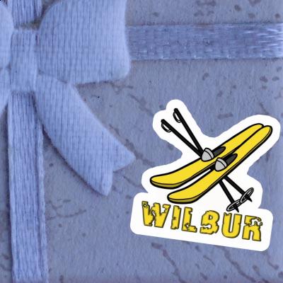 Ski Aufkleber Wilbur Notebook Ski Aufkleber Wilbur Gift package Image