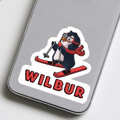 Autocollant Wilbur Skieuse Autocollant Wilbur Skieuse Image