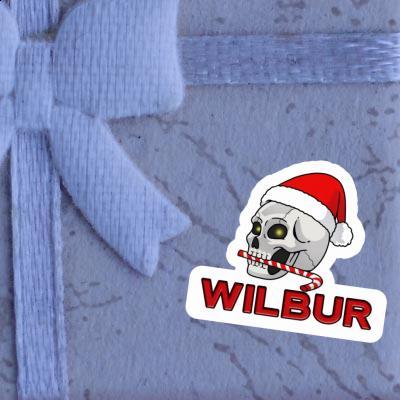 Wilbur Aufkleber Weihnachtstotenkopf Notebook Wilbur Aufkleber Weihnachtstotenkopf Gift package Image