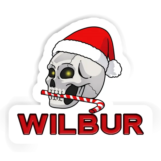 Wilbur Aufkleber Weihnachtstotenkopf Notebook Wilbur Aufkleber Weihnachtstotenkopf Gift package Image