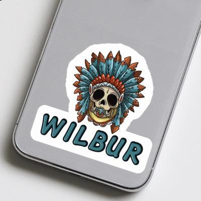 Aufkleber Wilbur Baby Totenkopf Notebook Aufkleber Wilbur Baby Totenkopf Gift package Image