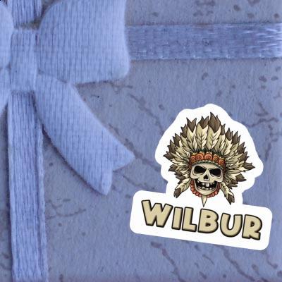 Kids Skull Sticker Wilbur Laptop Kids Skull Sticker Wilbur Laptop Image