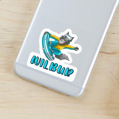 Boarder Sticker Wilbur Notebook Boarder Sticker Wilbur Gift package Image