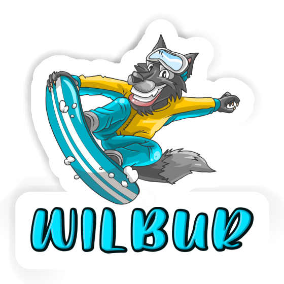 Boarder Sticker Wilbur Notebook Boarder Sticker Wilbur Gift package Image