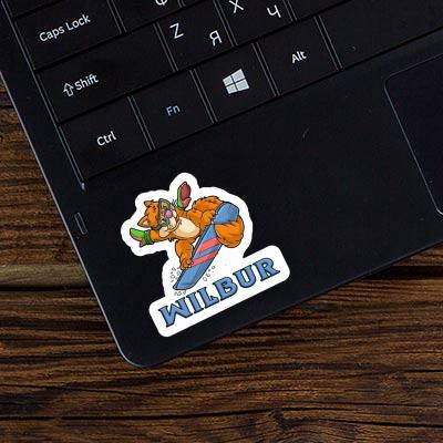 Snowboarder Sticker Wilbur Snowboarder Sticker Wilbur Image