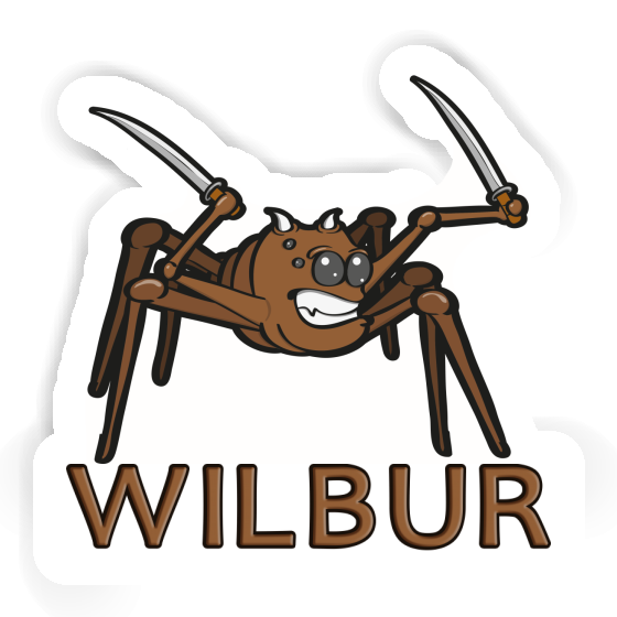 Araignée de combat Autocollant Wilbur Araignée de combat Autocollant Wilbur Image