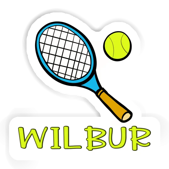 Autocollant Wilbur Raquette de tennis Autocollant Wilbur Raquette de tennis Image