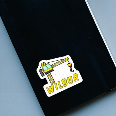 Grue à tour Autocollant Wilbur Laptop Grue à tour Autocollant Wilbur Laptop Image