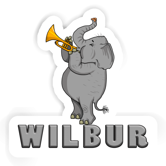 Elephant Sticker Wilbur Image