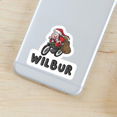 Sticker Fahrradfahrer Wilbur Notebook Sticker Fahrradfahrer Wilbur Gift package Image