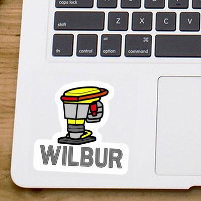 Sticker Vibratory tamper Wilbur Notebook Sticker Vibratory tamper Wilbur Notebook Image