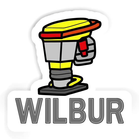 Sticker Vibratory tamper Wilbur Notebook Sticker Vibratory tamper Wilbur Gift package Image