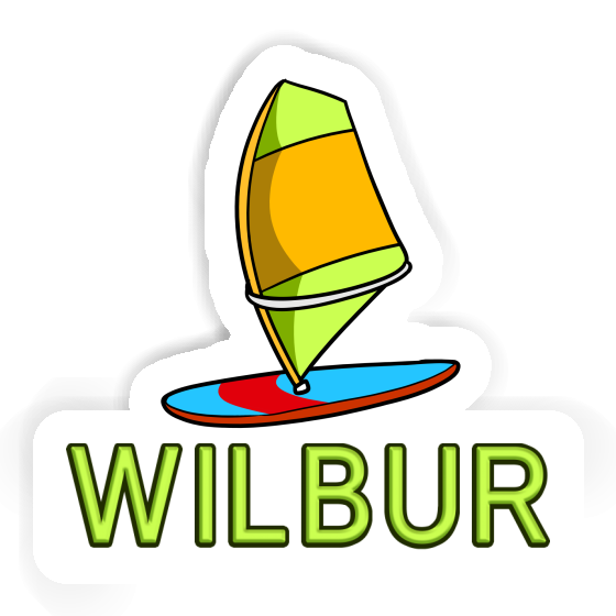 Wilbur Autocollant Planche à voile Notebook Wilbur Autocollant Planche à voile Gift package Image