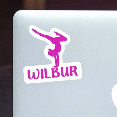 Sticker Yoga Woman Wilbur Image