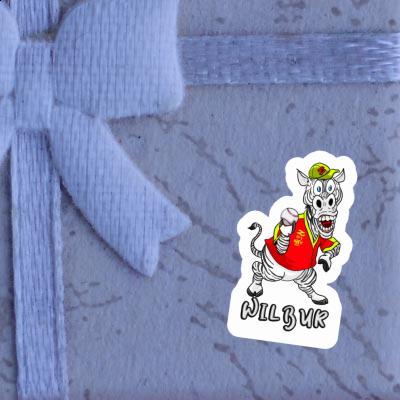 Wilbur Sticker Baseball Player Laptop Wilbur Sticker Baseball Player Laptop Image