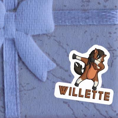 Sticker Willette Horse Notebook Sticker Willette Horse Gift package Image